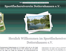 Tablet Screenshot of fischereiverein-dotternhausen.de
